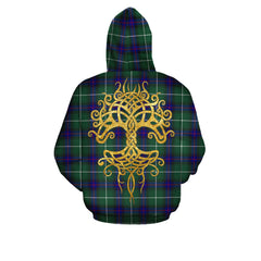 MacDonald of the Isles Hunting Modern Tartan Hoodie - Tree Of Life