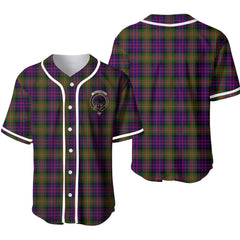 MacDonell of Glengarry Tartan Unisex Baseball Jersey