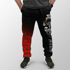 MacDonnell Of Keppoch Modern Tartan Crest Jogger Sweatpants - Alba Celtic Style