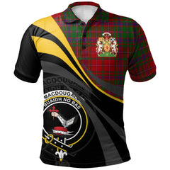 MacDougall Tartan Polo Shirt - Royal Coat Of Arms Style