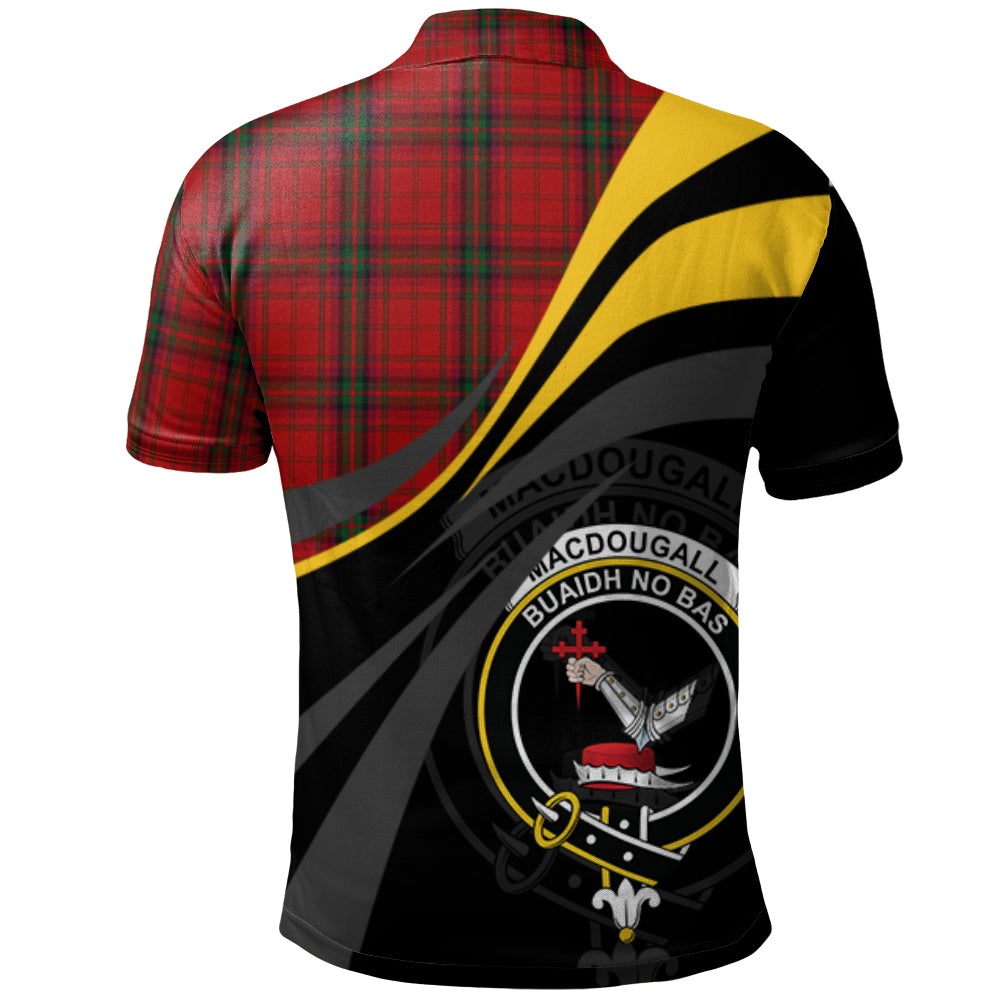 MacDougall 08 Tartan Polo Shirt - Royal Coat Of Arms Style