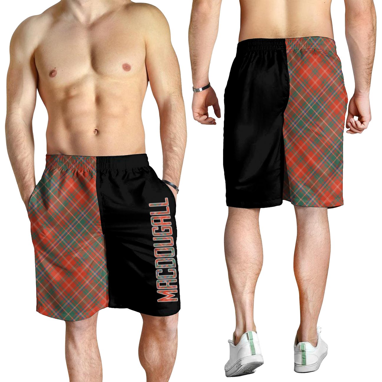 MacDougall Ancient Tartan Crest Men's Short - Cross Style