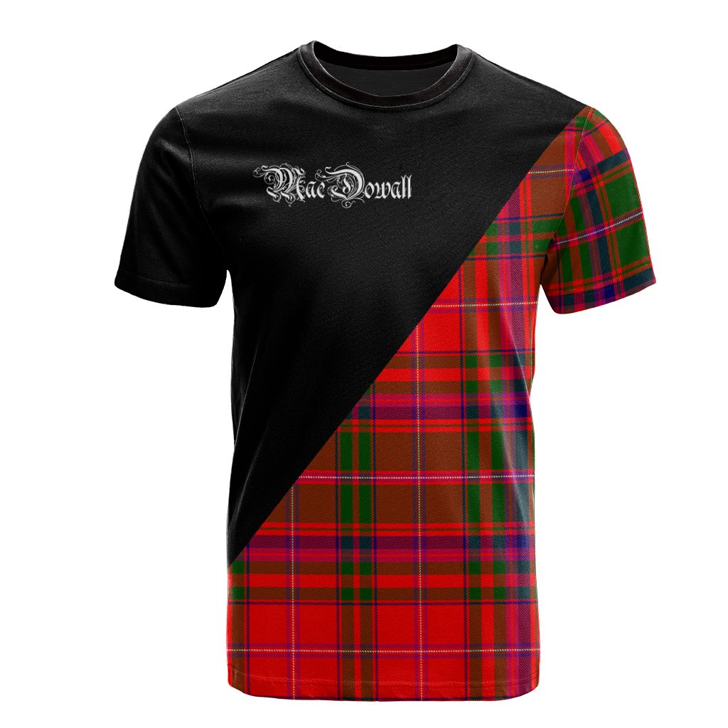 MacDowall Tartan - Military T-Shirt