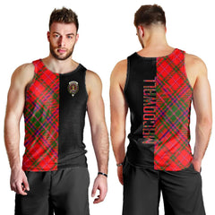 MacDowall Tartan Crest Men's Tank Top - Cross Style