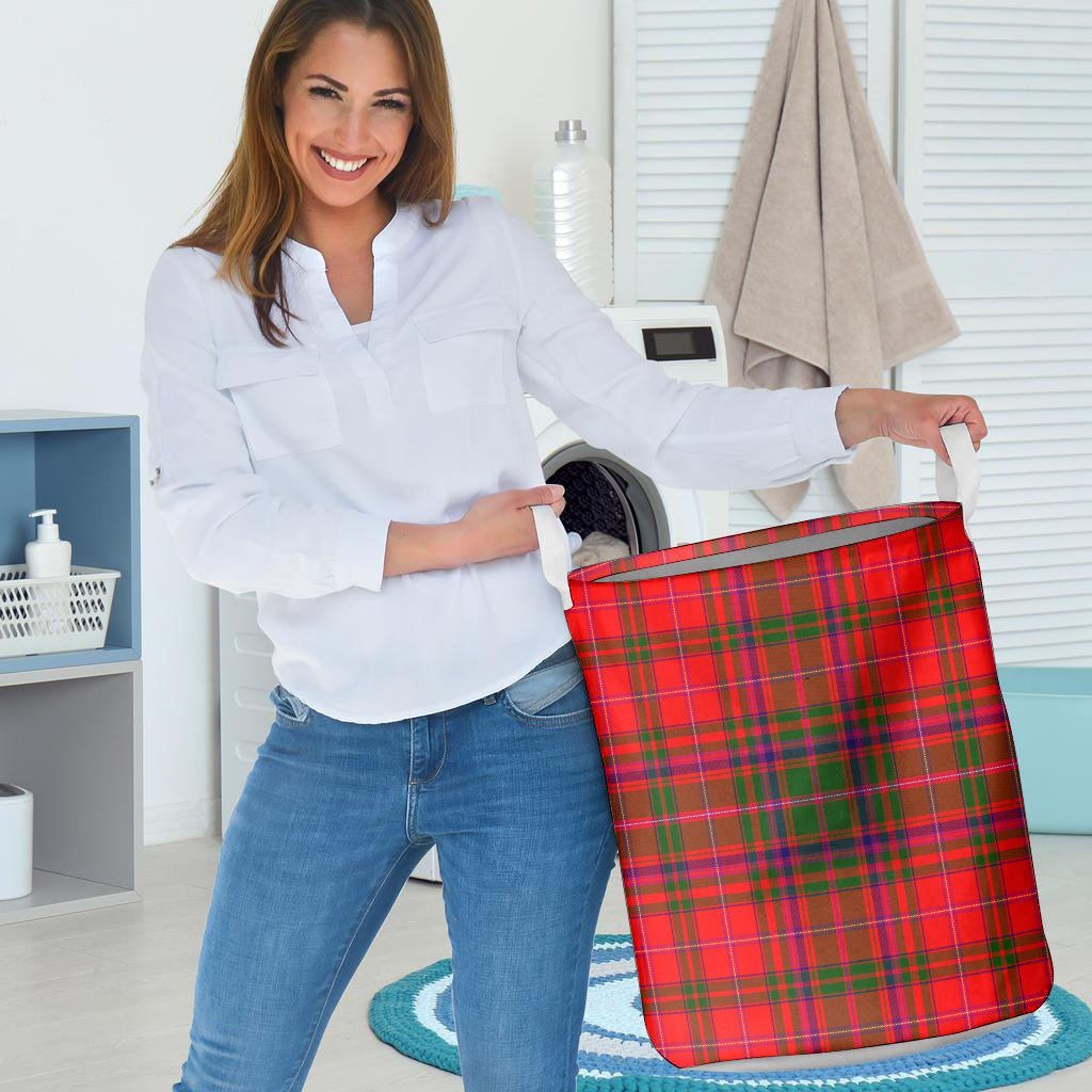 MacDowall Tartan Crest Laundry Basket