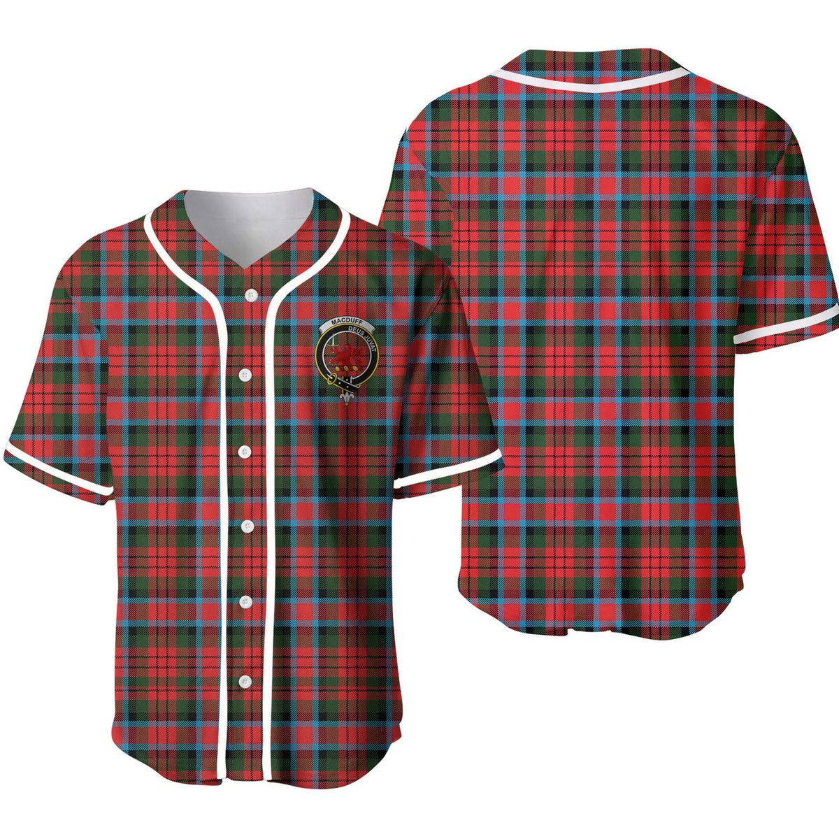 MacDuff Tartan Unisex Baseball Jersey