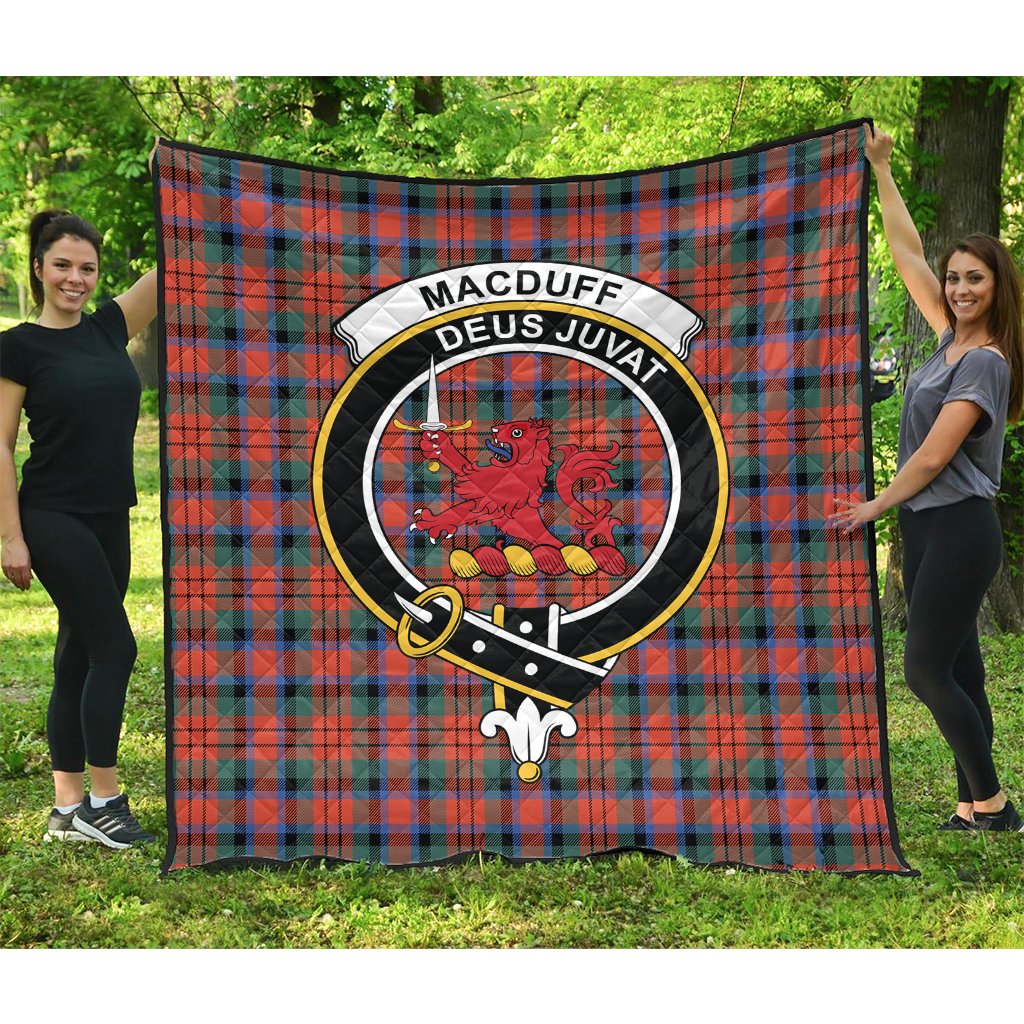 MacDuff Ancient Tartan Crest Quilt