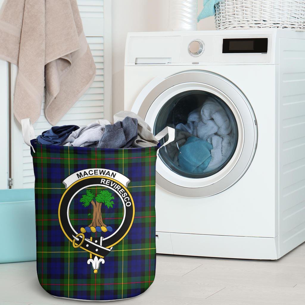 MacEwan Tartan Crest Laundry Basket