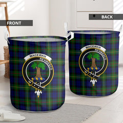 MacEwan Tartan Crest Laundry Basket