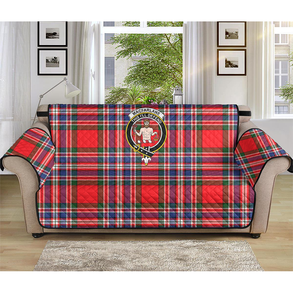 MacFarlane Hunting Ancient Tartan Crest Sofa Protector