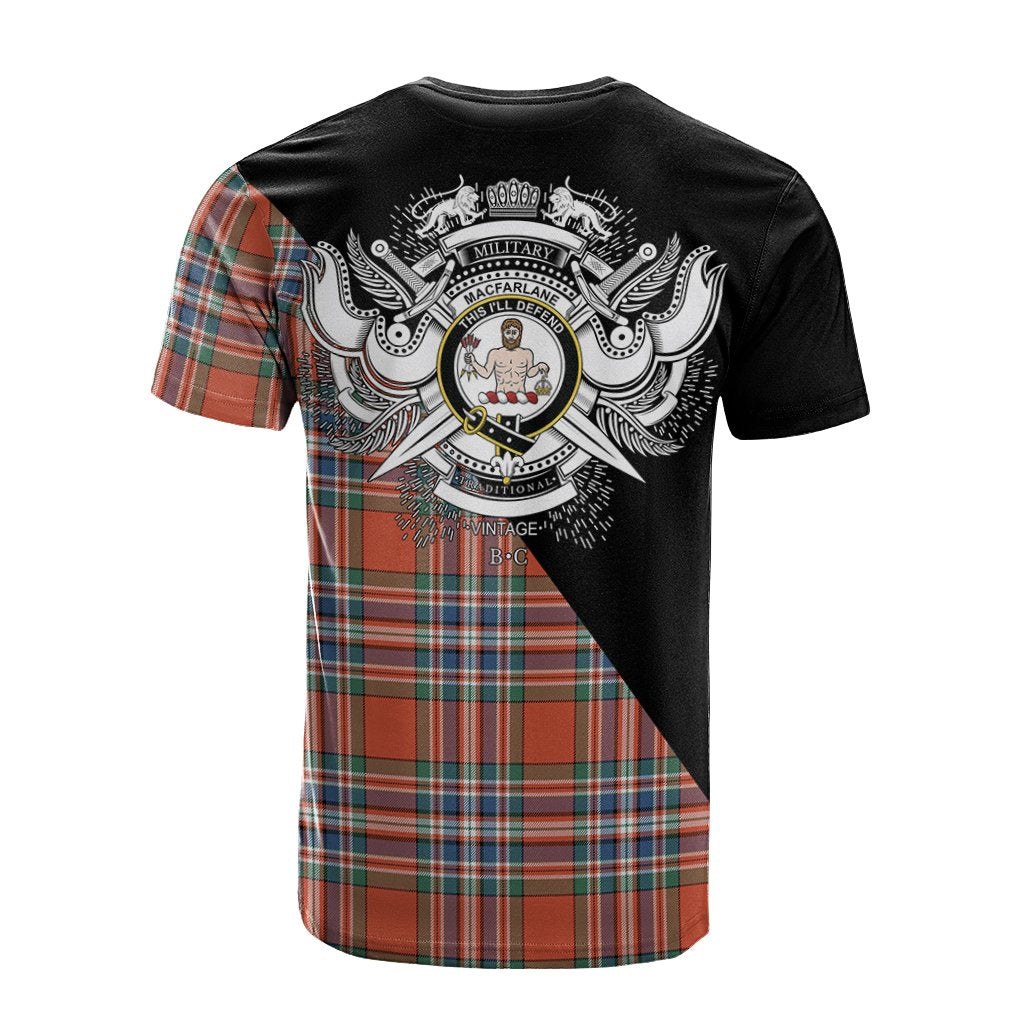 MacFarlane Ancient Tartan - Military T-Shirt