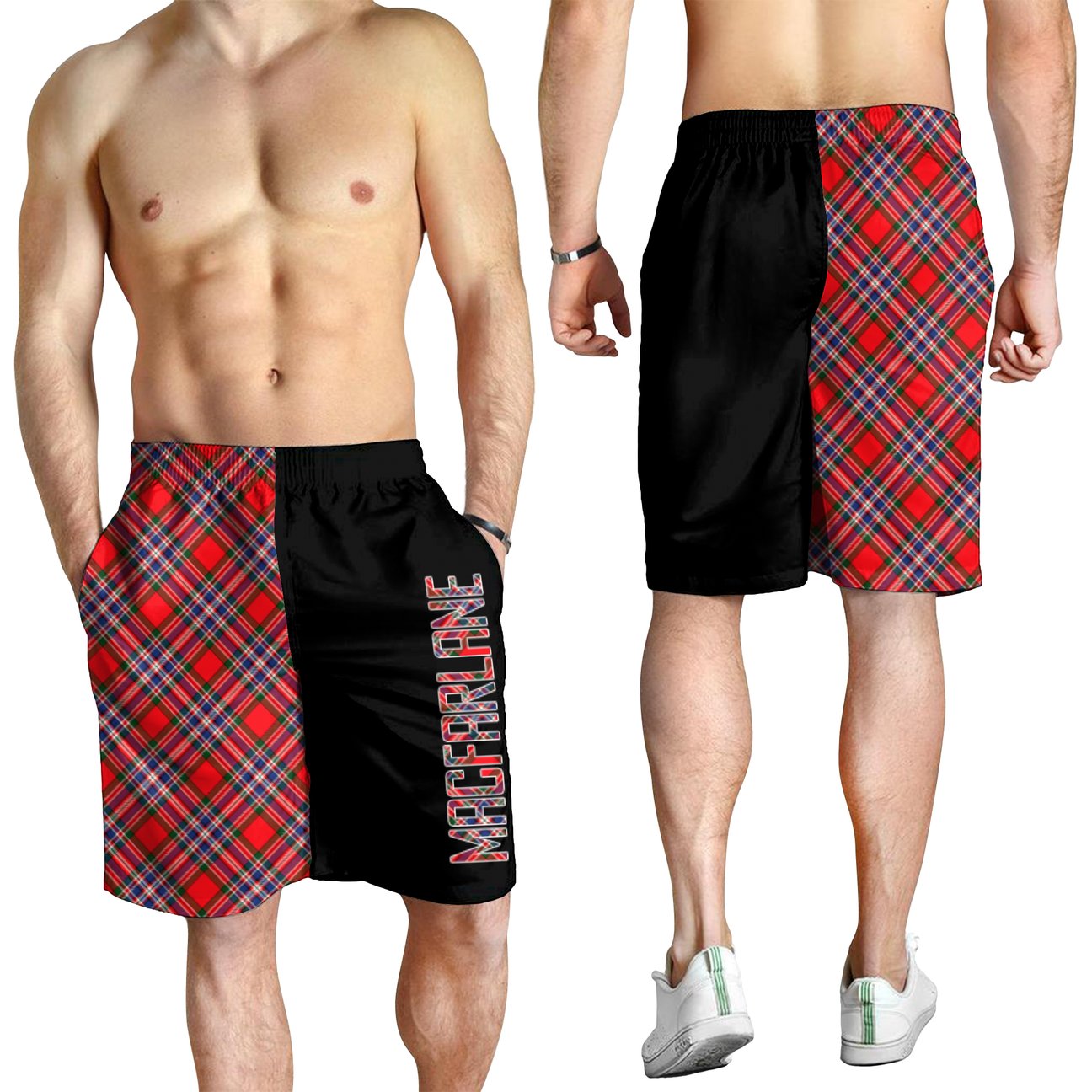 MacFarlane Modern Tartan Crest Men's Short - Cross Style