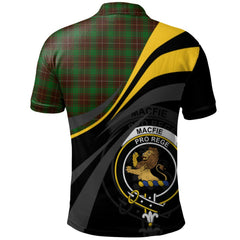 MacFie Hunting Tartan Polo Shirt - Royal Coat Of Arms Style