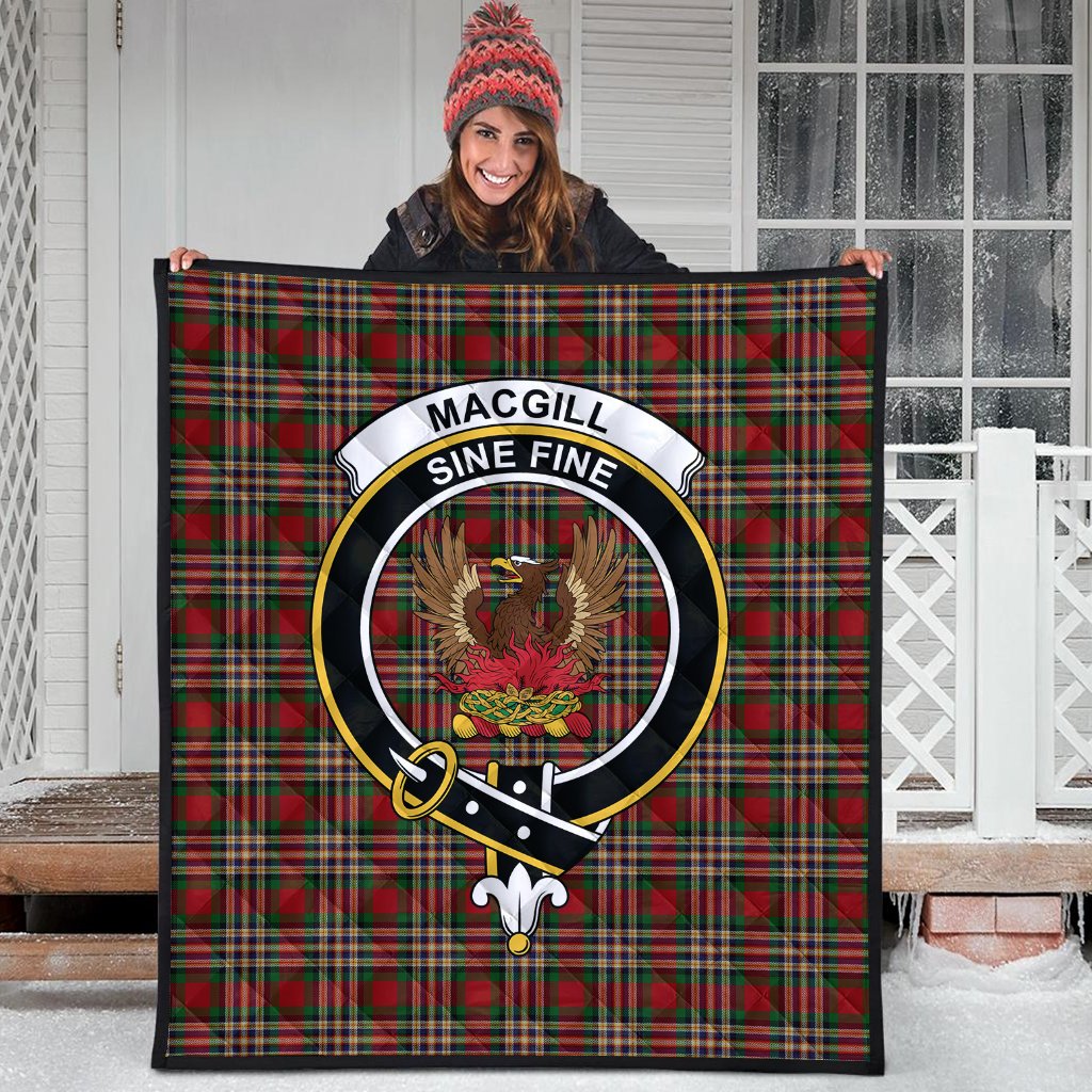 MacGill Tartan Crest Quilt