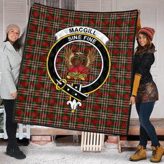 MacGill Tartan Crest Quilt