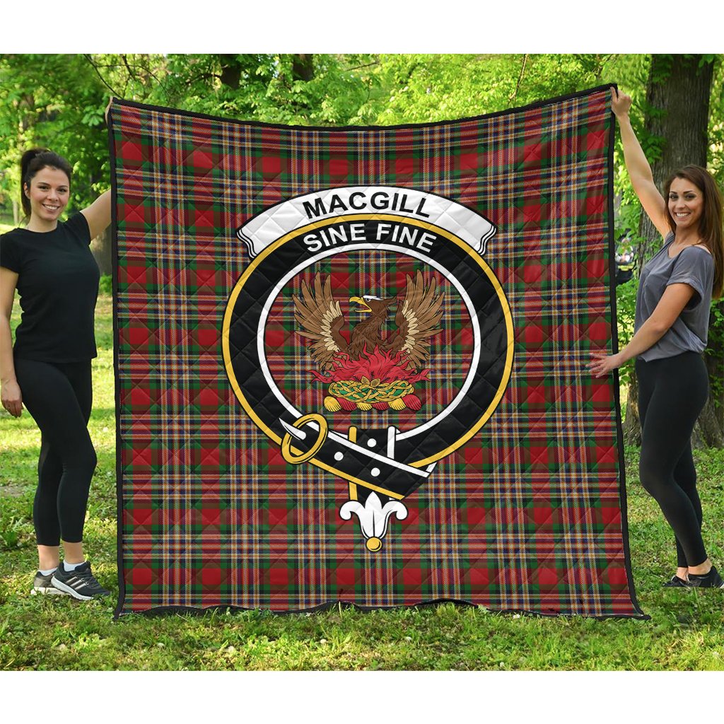 MacGill Tartan Crest Quilt