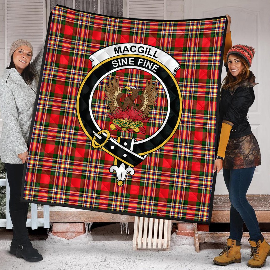 MacGill Modern Tartan Crest Quilt