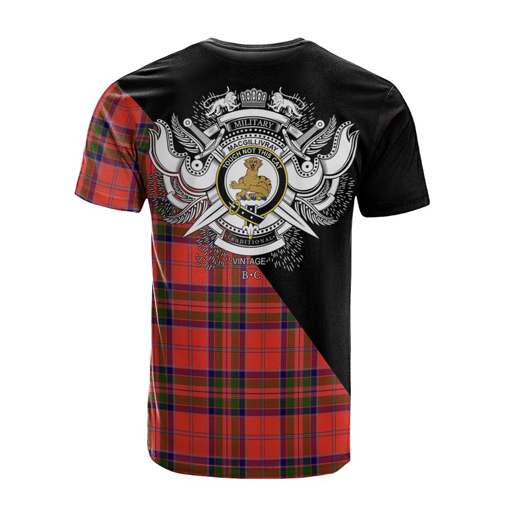 MacGillivray Modern Tartan - Military T-Shirt