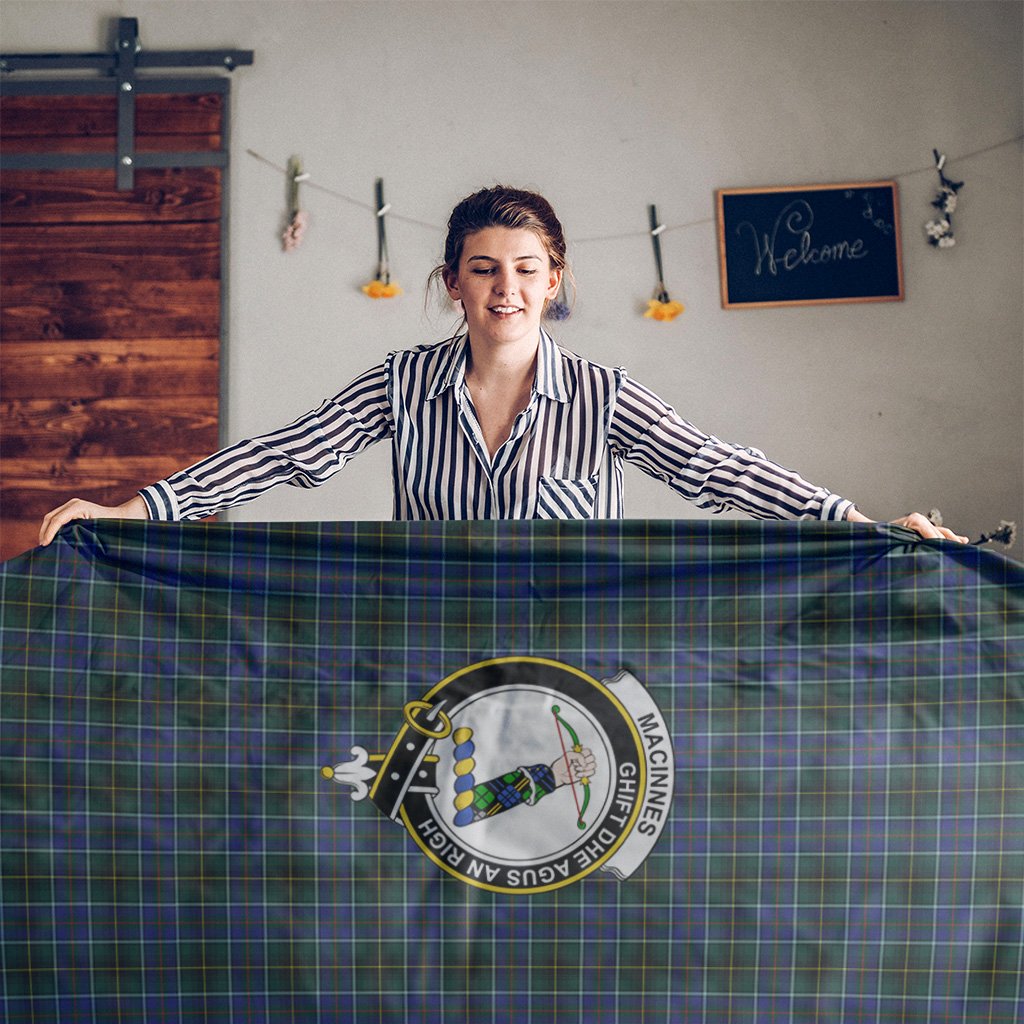 MacInnes Tartan Crest Tablecloth