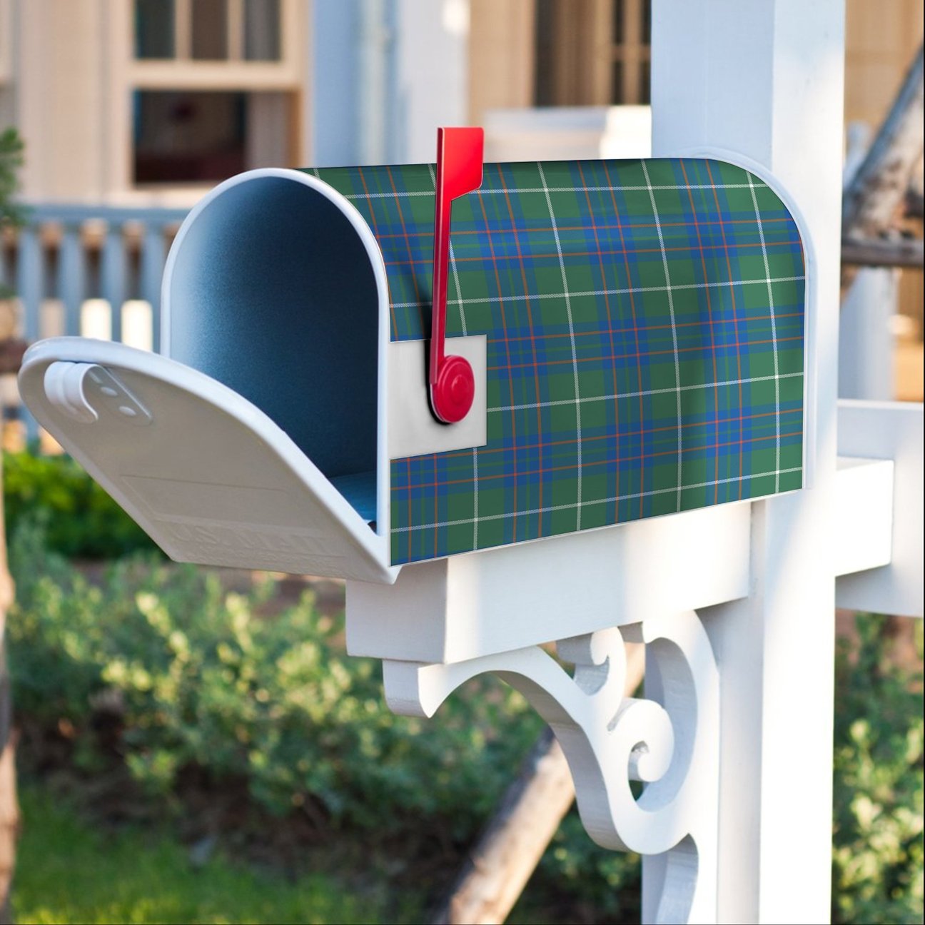 MacIntyre Hunting Ancient Tartan Crest Mailbox