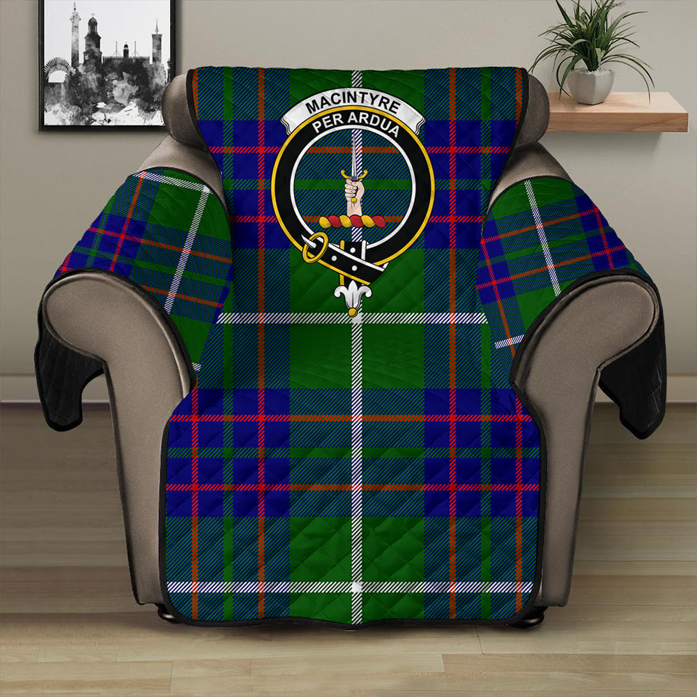 MacIntyre Hunting Modern Tartan Crest Sofa Protector