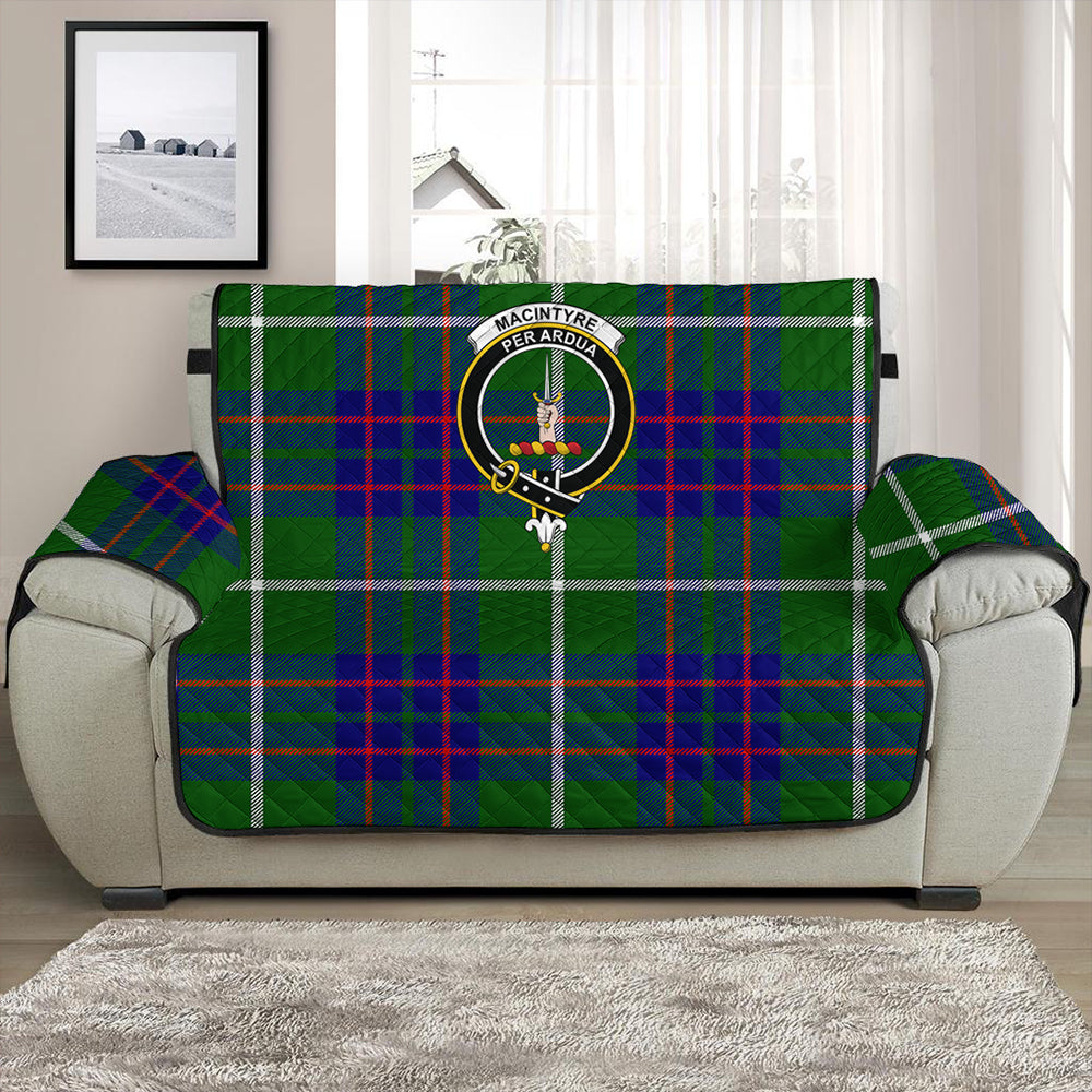 MacIntyre Hunting Modern Tartan Crest Sofa Protector