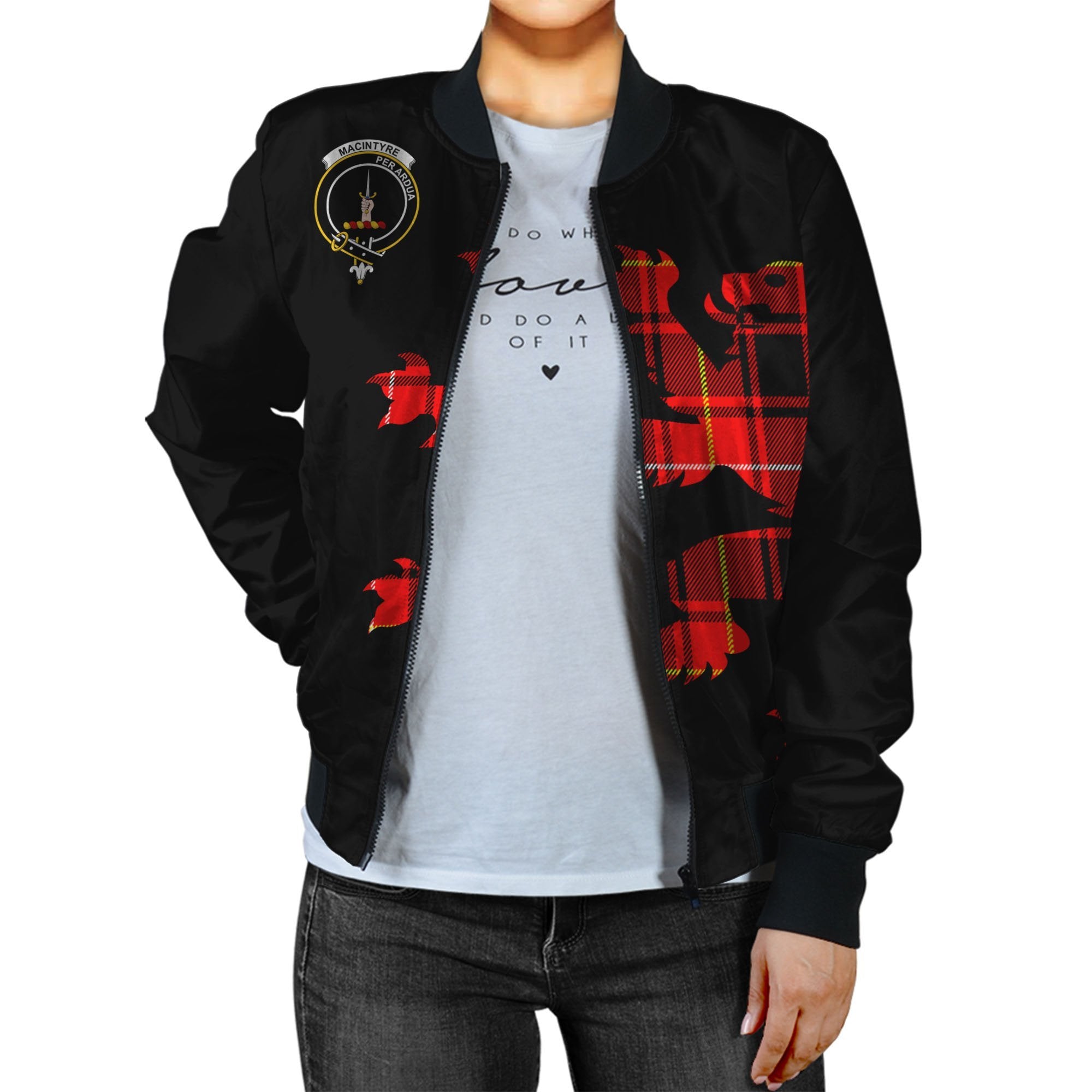 MacIntyre Tartan Bomber Jacket Lion & Thistle