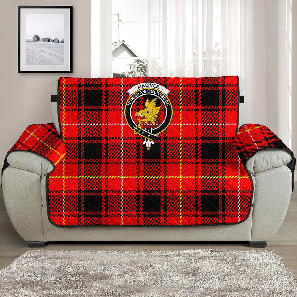 MacIver Modern Tartan Crest Sofa Protector