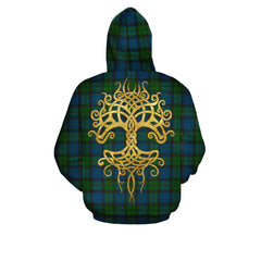 MacKay Modern Tartan Hoodie - Tree Of Life