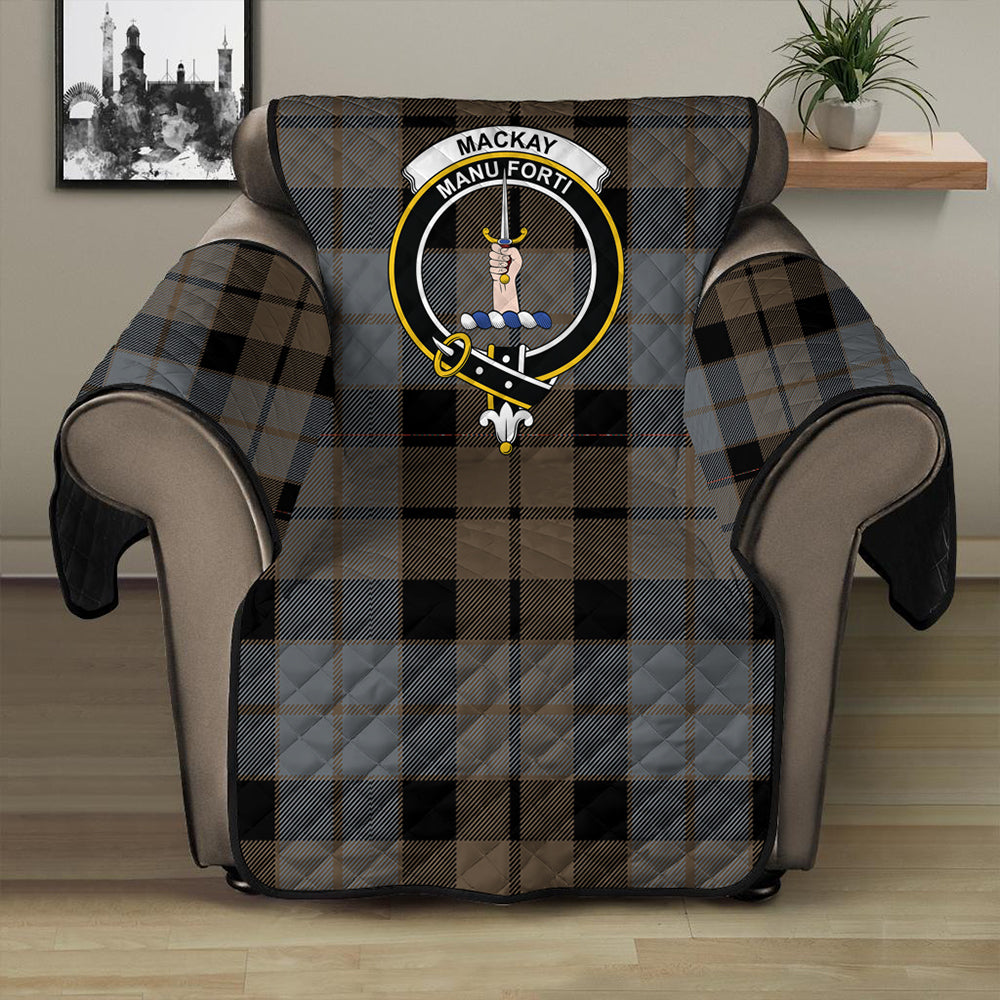 MacKay Weathered Tartan Crest Sofa Protector