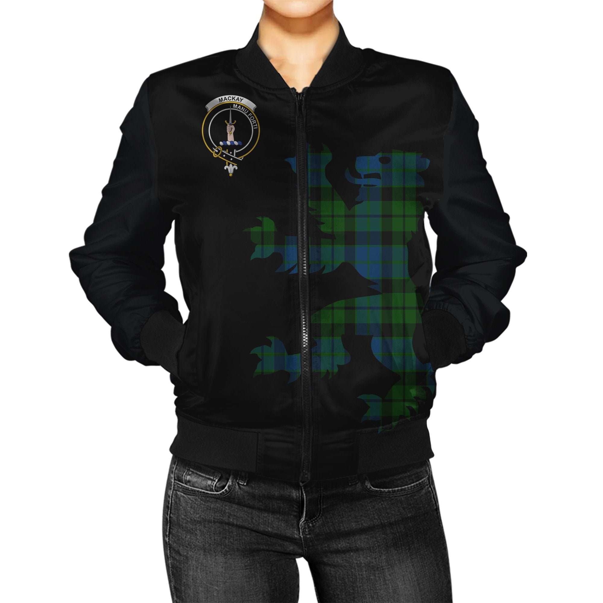 MacKay Tartan Bomber Jacket Lion & Thistle