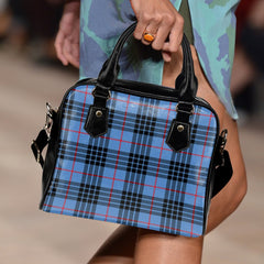 MacKay Blue Tartan Shoulder Handbags