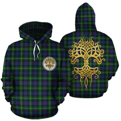 MacKenzie Modern Tartan Hoodie - Tree Of Life