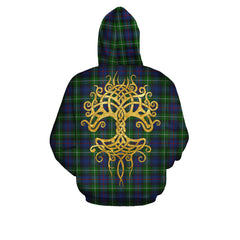 MacKenzie Modern Tartan Hoodie - Tree Of Life