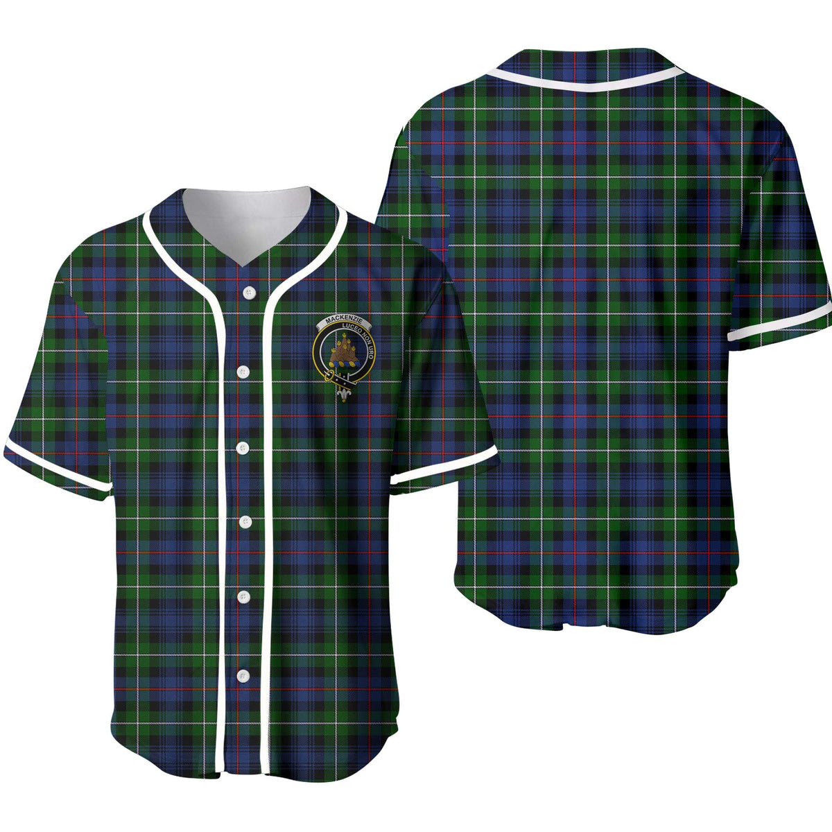 MacKenzie Tartan Unisex Baseball Jersey