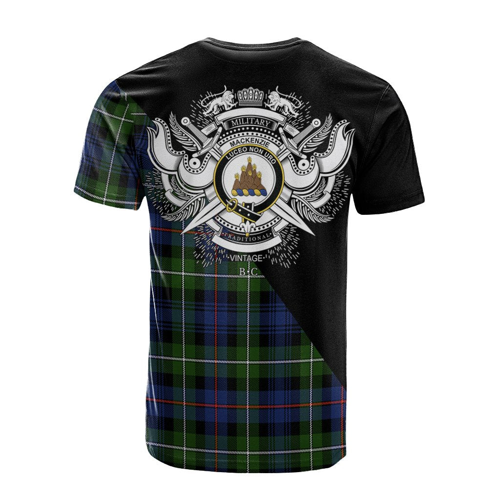 MacKenzie Modern Tartan - Military T-Shirt