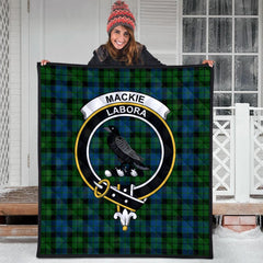 MacKie Tartan Crest Quilt