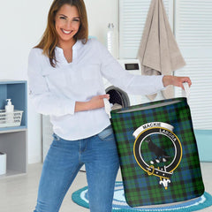 MacKie Tartan Crest Laundry Basket