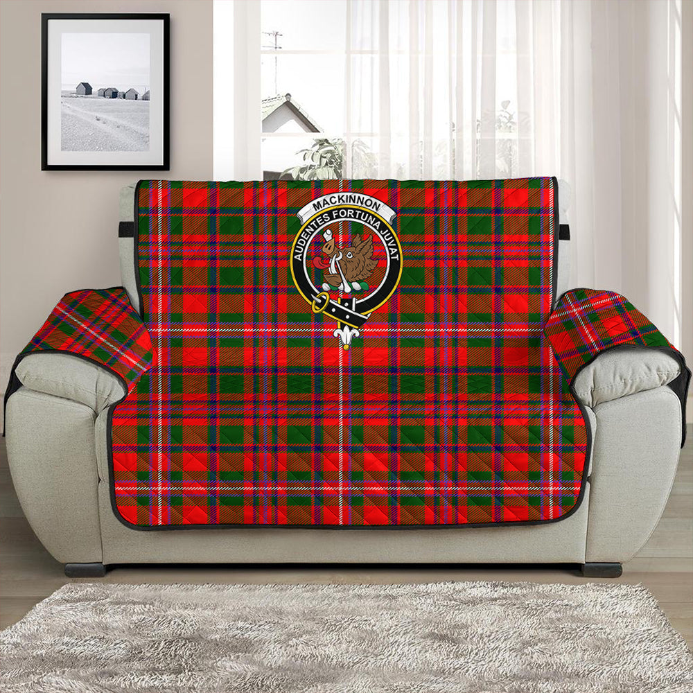 MacKinnon Modern Tartan Crest Sofa Protector