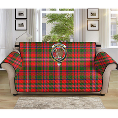 MacKinnon Modern Tartan Crest Sofa Protector