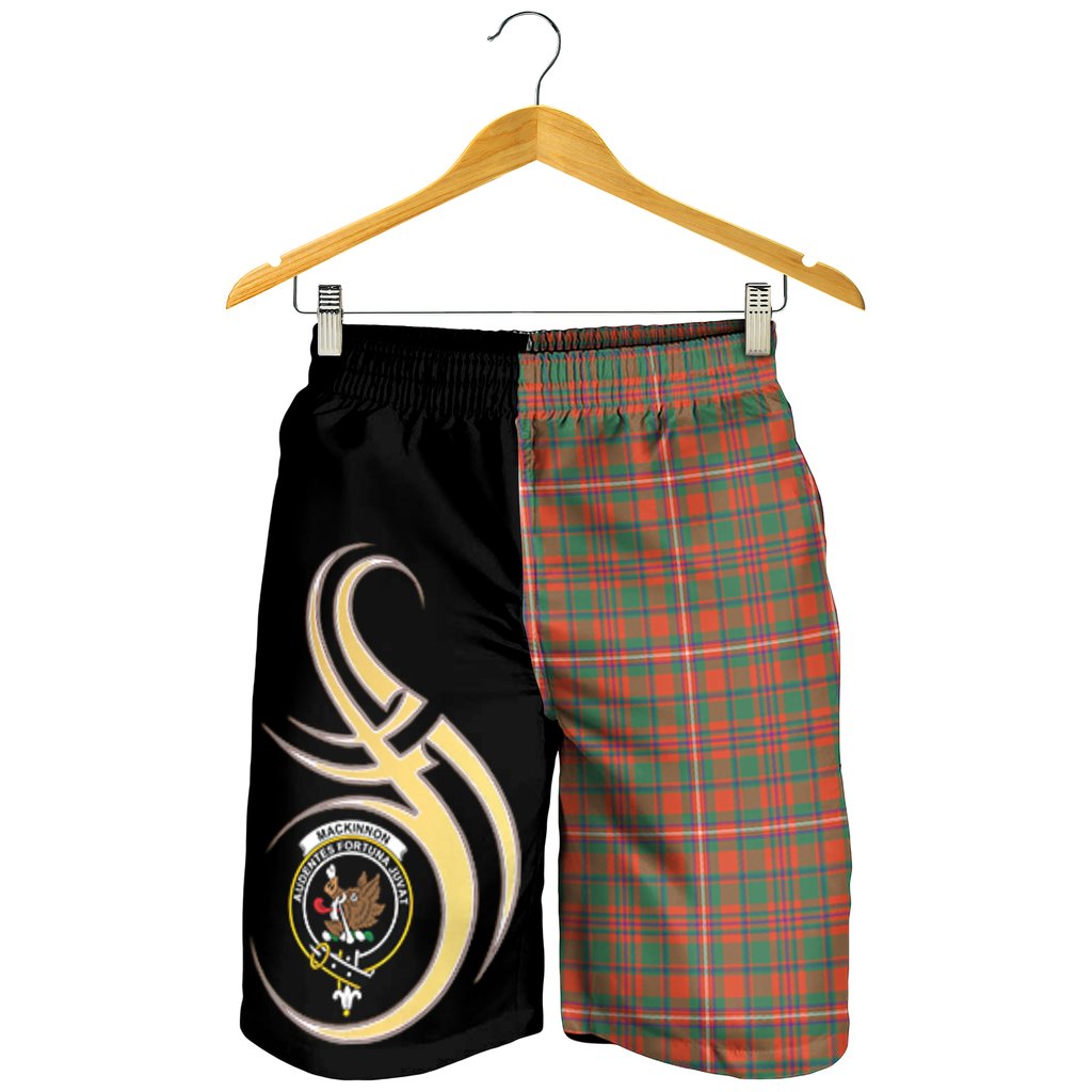 MacKinnon Ancient Tartan Crest Men's Short PM8