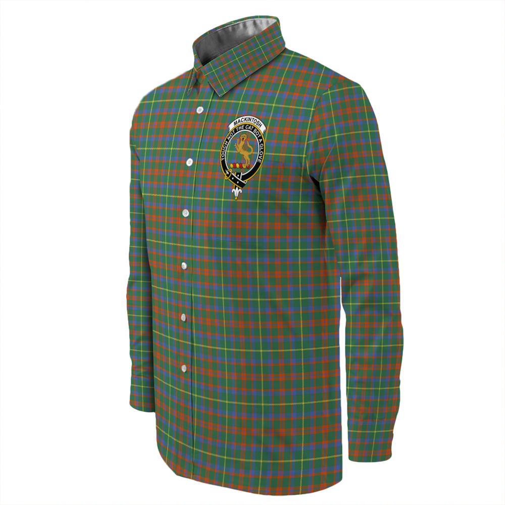 MacKintosh Hunting Ancient Tartan Long Sleeve Button Shirt