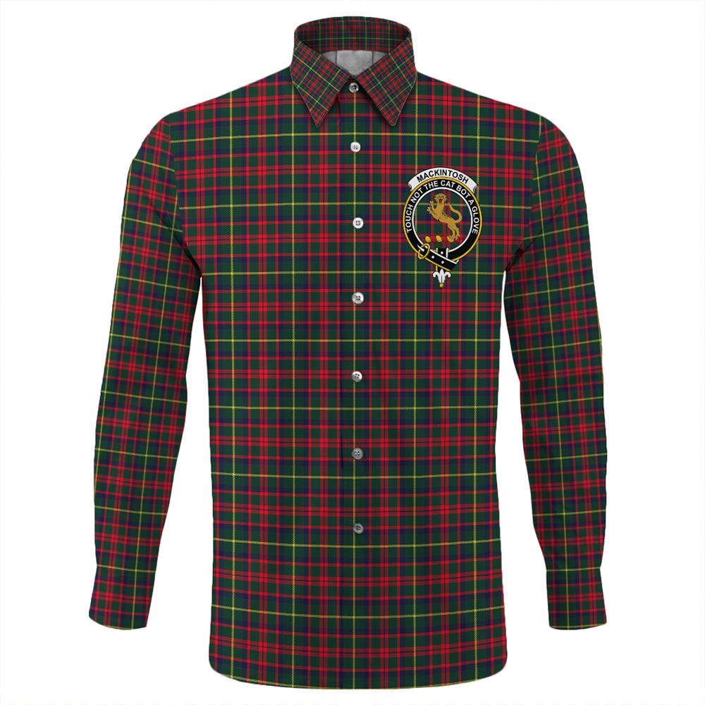 MacKintosh Hunting Modern Tartan Long Sleeve Button Shirt