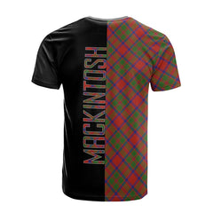 MacKintosh Modern Tartan T-Shirt Half of Me - Cross Style
