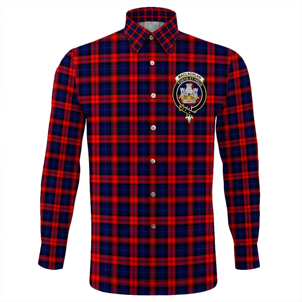 MacLachlan Modern Tartan Long Sleeve Button Shirt