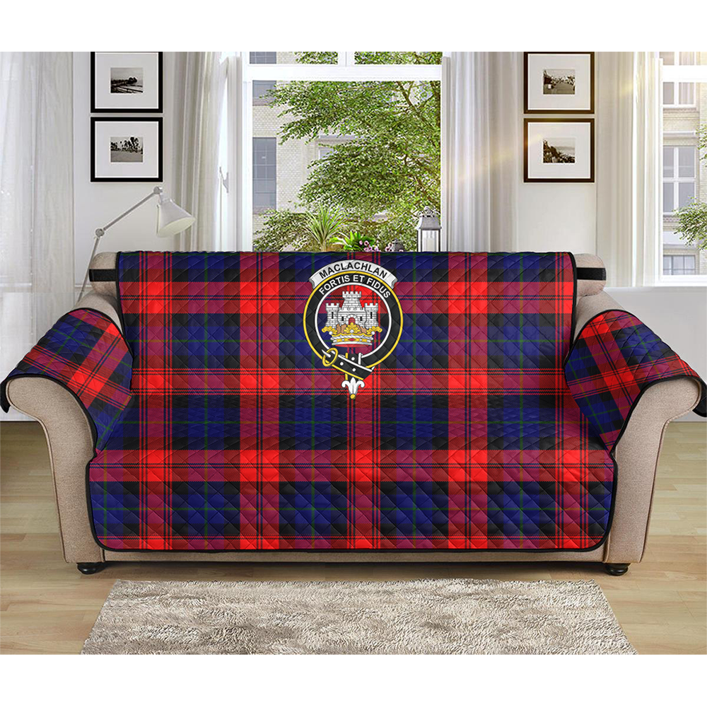 MacLachlan Modern Tartan Crest Sofa Protector