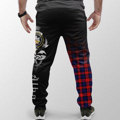 MacLachlan Modern Tartan Crest Jogger Sweatpants - Alba Celtic Style