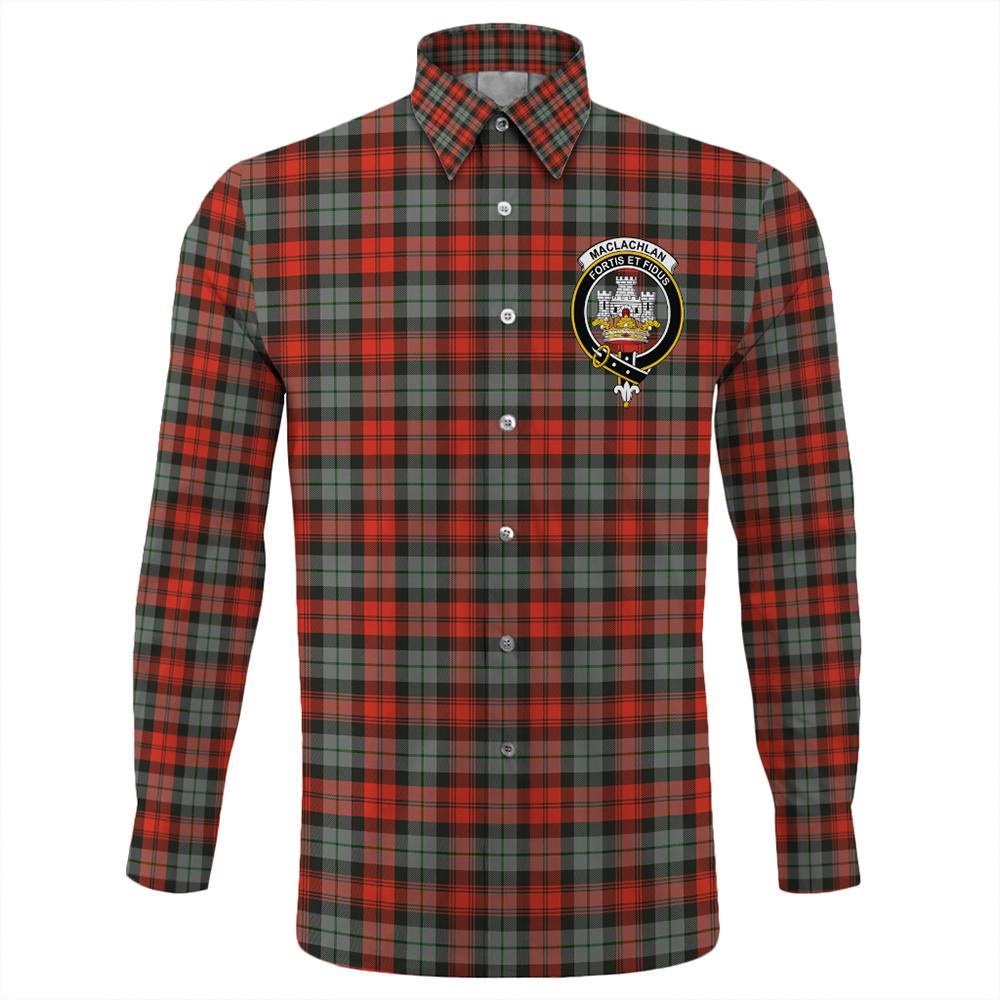 MacLachlan Weathered Tartan Long Sleeve Button Shirt