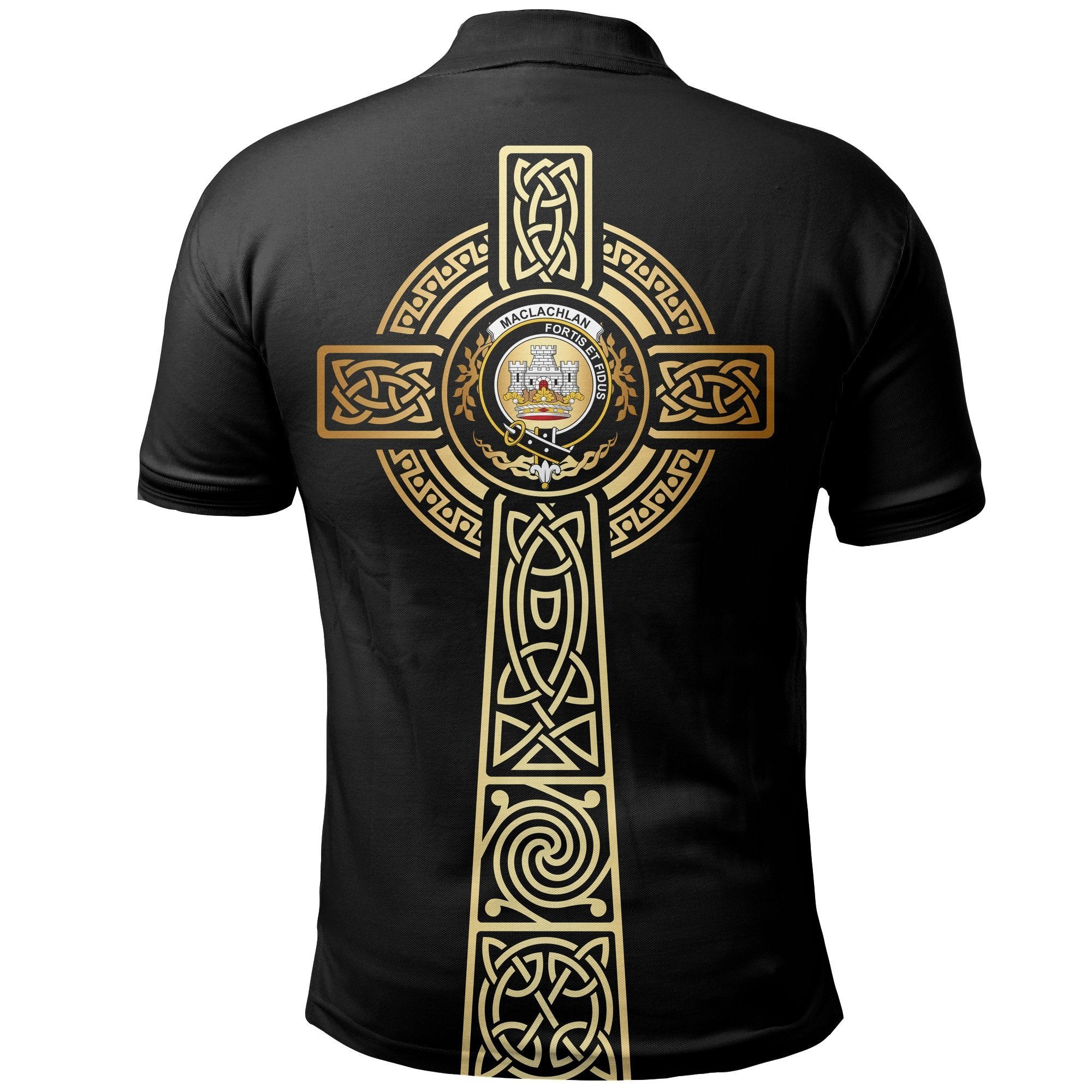 MacLachlan Clan Unisex Polo Shirt - Celtic Tree Of Life