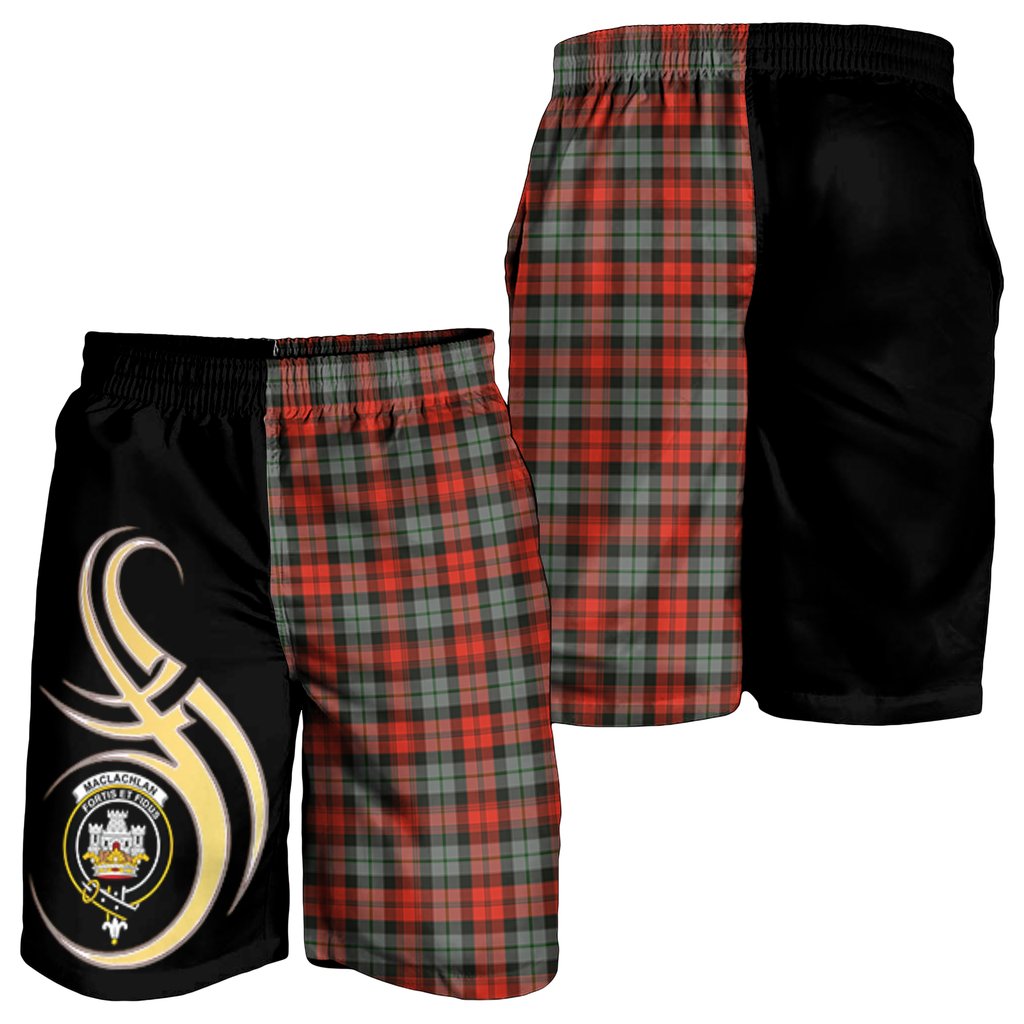 MacLachlan Weathered Tartan Crest Men's Short PM8